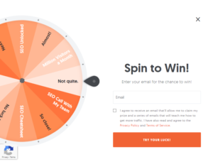 Spin to win