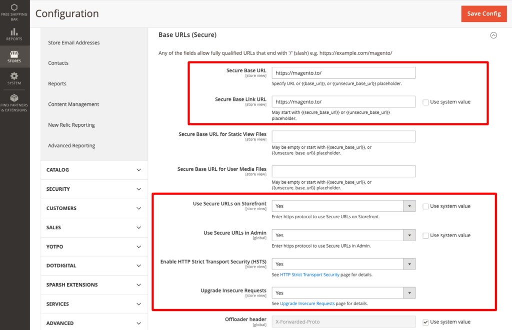 HTTPS Settings