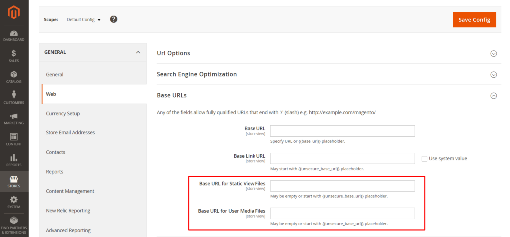 CDN Base URL