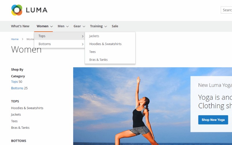 Keep simple and effective navigation